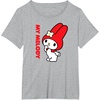 image:imageMy Melody Logo Tee TShirtHeather Grey