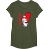 image:imageMy Melody Logo Tee TShirtOlive Green