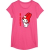 image:imageMy Melody Logo Tee TShirtPink Heather
