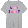 image:imageMy Melody Stay Sweet TShirtHeather Grey