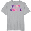 image:imageMy Melody Stay Sweet TShirtHeather Grey
