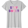 image:imageMy Melody Stay Sweet TShirtSilver Grey