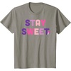 image:imageMy Melody Stay Sweet TShirtSlate Grey