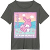 image:imageMy Melody Strawberry Milk TShirtAsphalt Grey