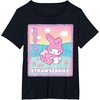image:imageMy Melody Strawberry Milk TShirtBlack