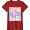 image:imageMy Melody Strawberry Milk TShirtCranberry Red