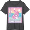 image:imageMy Melody Strawberry Milk TShirtDark Heather Grey
