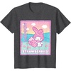 image:imageMy Melody Strawberry Milk TShirtDark Heather Grey