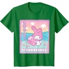 image:imageMy Melody Strawberry Milk TShirtKelly Green