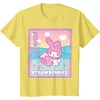 image:imageMy Melody Strawberry Milk TShirtLemon Yellow