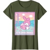 image:imageMy Melody Strawberry Milk TShirtOlive Green