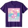 image:imageMy Melody Strawberry Milk TShirtPurple