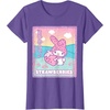 image:imageMy Melody Strawberry Milk TShirtPurple Heather