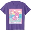 image:imageMy Melody Strawberry Milk TShirtPurple Heather