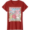 image:imageMy Melody Strawberry Picking Strawberries Farm Short Sleeve TShirtCranberry Red