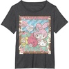 image:imageMy Melody Strawberry Picking Strawberries Farm Short Sleeve TShirtDark Heather Grey