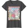 image:imageMy Melody Strawberry Picking Strawberries Farm Short Sleeve TShirtDark Heather Grey