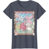 image:imageMy Melody Strawberry Picking Strawberries Farm Short Sleeve TShirtHeather Blue