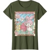 image:imageMy Melody Strawberry Picking Strawberries Farm Short Sleeve TShirtOlive Green