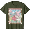 image:imageMy Melody Strawberry Picking Strawberries Farm Short Sleeve TShirtOlive Green