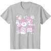 image:imageMy Melody Tea Party with Friends Tee Shirt TShirtSilver Grey