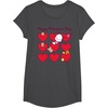 image:imagePochacco Happy Valentines Day TShirt SmallDark Heather Grey