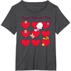 image:imagePochacco Happy Valentines Day TShirt SmallDark Heather Grey