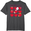 image:imagePochacco Happy Valentines Day TShirt SmallDark Heather Grey