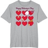 image:imagePochacco Happy Valentines Day TShirt SmallHeather Grey