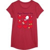 image:imagePochacco Happy Valentines Day TShirt SmallRed Heather