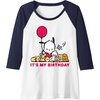 image:imagePochacco Its my Birthday Raglan Baseball TeeNavy BlueWhite