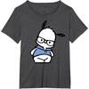 image:imagePochacco Nerd Glasses TShirtDark Heather Grey