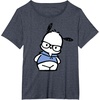 image:imagePochacco Nerd Glasses TShirtHeather Blue