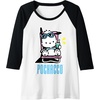 image:imagePochacco Summer Drink Raglan Baseball TeeBlackWhite