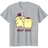 image:imagePompompurin Best Dad Fathers Day TShirtHeather Grey