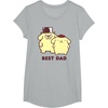 image:imagePompompurin Best Dad Fathers Day TShirtHeather Grey