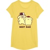 image:imagePompompurin Best Dad Fathers Day TShirtLemon Yellow
