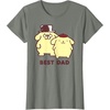 image:imagePompompurin Best Dad Fathers Day TShirtOlive Heather