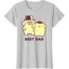 image:imagePompompurin Best Dad Fathers Day TShirtSilver Grey