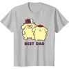 image:imagePompompurin Best Dad Fathers Day TShirtSilver Grey