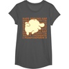 image:imagePompompurin Happy Thoughts Nap Time TShirt SmallAsphalt Grey