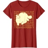 image:imagePompompurin Happy Thoughts Nap Time TShirt SmallCranberry Red