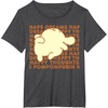image:imagePompompurin Happy Thoughts Nap Time TShirt SmallDark Heather Grey