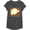 image:imagePompompurin Happy Thoughts Nap Time TShirt SmallDark Heather Grey