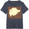 image:imagePompompurin Happy Thoughts Nap Time TShirt SmallHeather Blue