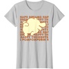 image:imagePompompurin Happy Thoughts Nap Time TShirt SmallSilver Grey