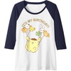 image:imagePompompurin Its My Birthday Raglan Baseball TeeNavy BlueWhite
