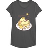 image:imagePompompurin Pancake Friends Tee Shirt TShirtAsphalt Grey
