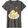 image:imagePompompurin Pancake Friends Tee Shirt TShirtAsphalt Grey
