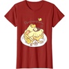 image:imagePompompurin Pancake Friends Tee Shirt TShirtCranberry Red